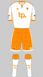 blackpool fc 2017-18 change kit