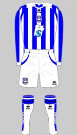 brighton & hove albion 2008-09 home kit