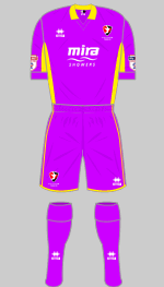 cheltenham town frc 2016-17 change kit