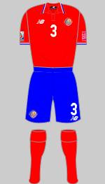 costa rica 22015 women's world cup 1st kit