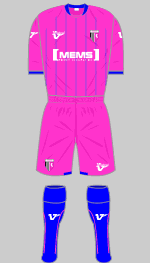 gillingham fc 2011-12 third kit