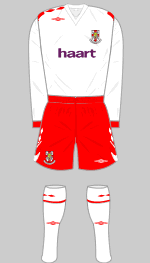 lincoln city 2008-09 away kit