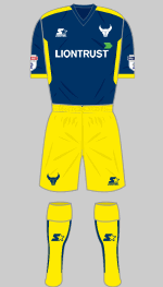 oxford united 2016-17 change kit