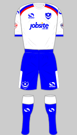 portsmouth fc 2015-16 change kit