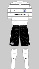 ayr united 2010-11 home kit