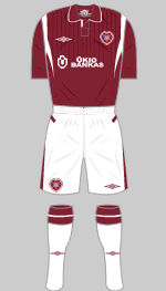 hearts 2009-10 home kit