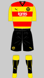 partick thistle 2009-10 home kit