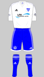 peterhead fc 2015-16 change kit