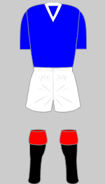 rangers 1957-58 warm weather kit