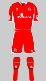 walsall fc 2017-18 1st kit