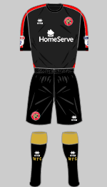 walsall fc 29017-18 change kit