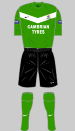 aberystwyth town afc 2013-14 home kit