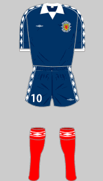 scotland 1978 world cup finals all navy kit