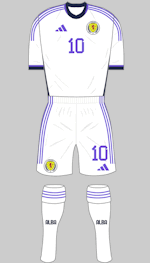 scotland 2022 2nd kit white version