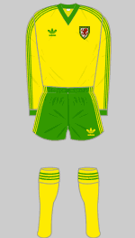 wales 1984 change kit