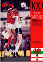 wales v n ireland prgramme 1984